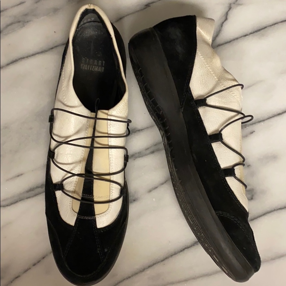 STUART WEITZMAN Slip On Athletic Suede Shoes 10